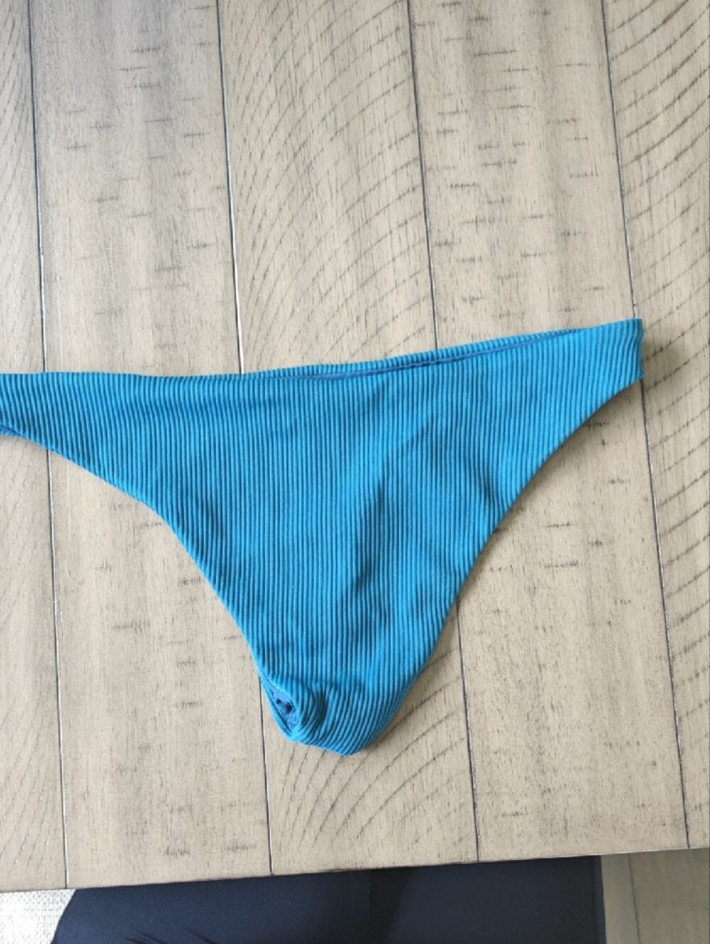 Beach Riot Ribbed Teal Bikini Bottom - Picture 3 of 3